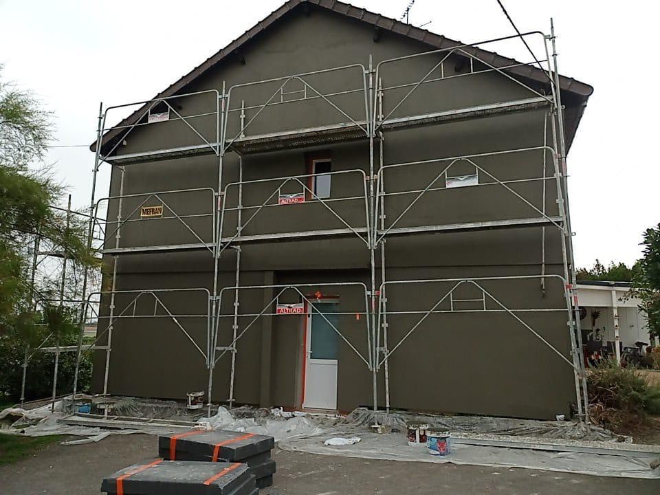ISOLATION EXTERIEURE DOUBLAGE COLLE